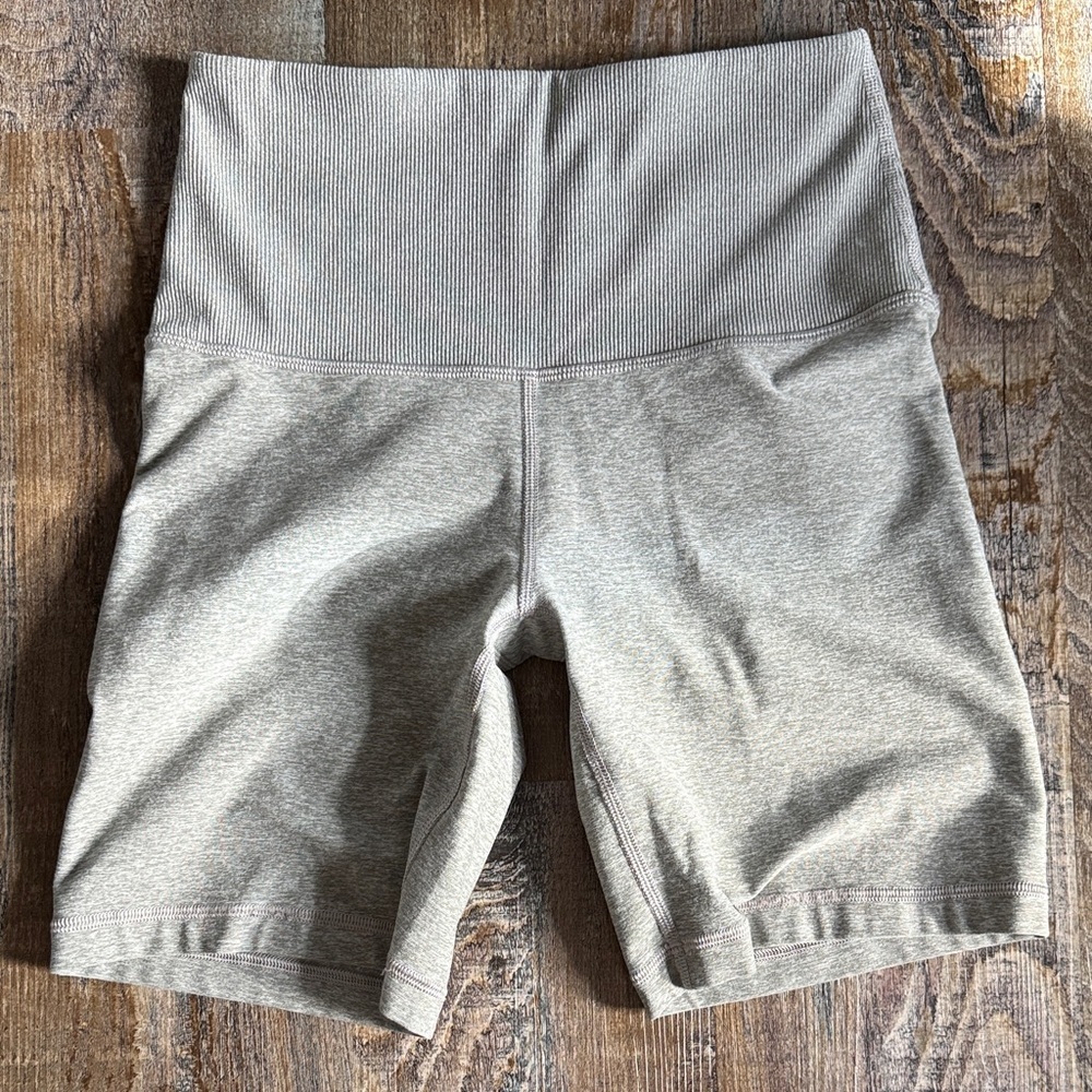 TnAction | Athletic Biker Shorts  with Ribbed Waist Band